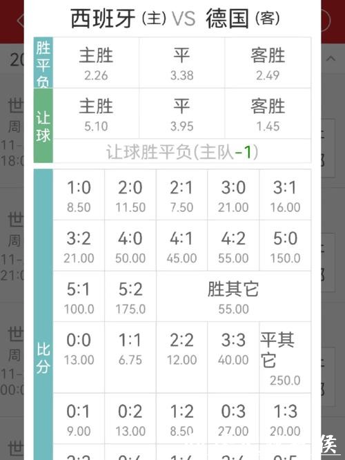 世界杯竞猜平台：详细赔率快速下注模式